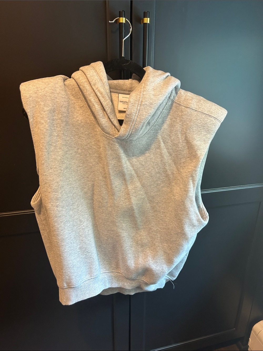 Aritzia Light Heather Gray Sweatfleece Hoodie